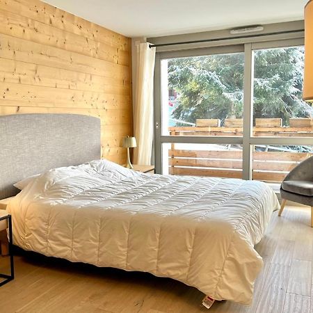 Modern Apt At The Foot Of The Slopes In Megève Exteriér fotografie