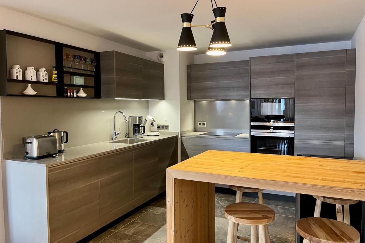 Modern Apt At The Foot Of The Slopes In Megève Exteriér fotografie