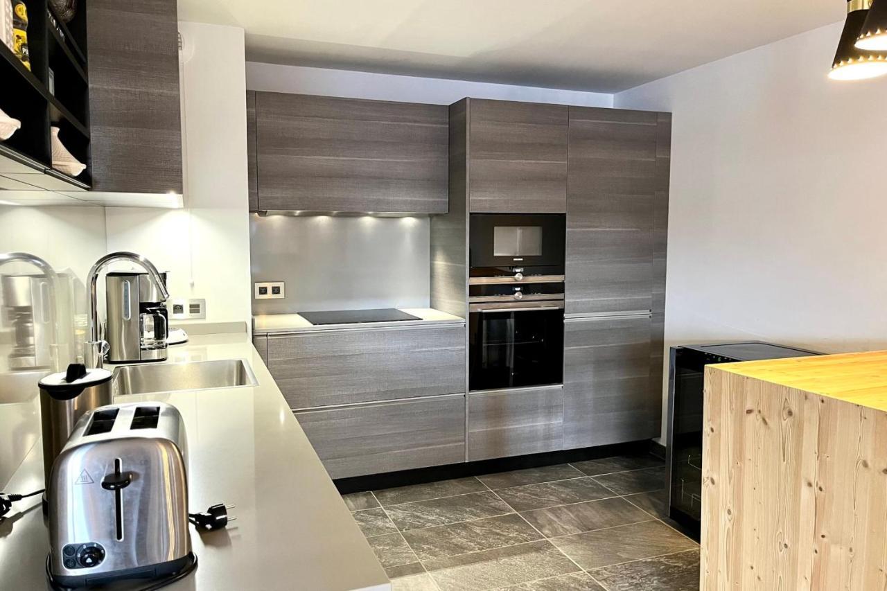 Modern Apt At The Foot Of The Slopes In Megève Exteriér fotografie