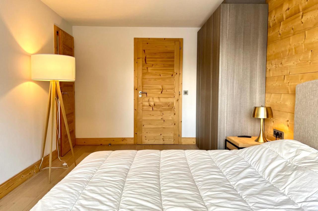 Modern Apt At The Foot Of The Slopes In Megève Exteriér fotografie